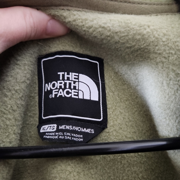 The Northface Green Fleece Zip Jacket - Picture 5 of 5
